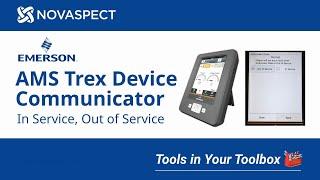 Changing FIELDVUE™ DVC In Service and Out of Service Modes on the AMS Trex Communicator