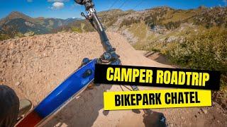 Erster Trip mit dem Campervan zum Bikepark Chatel | Trailkind