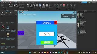 Как сделать систему кодов в Roblox Studio
