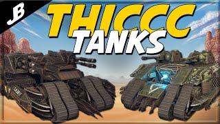 Extra thicc Heavy tanks VS Nests - Crossout Gameplay