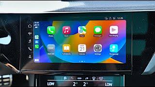 How to connect Apple CarPlay to Audi Q8 E-Tron Multimedia System 2024