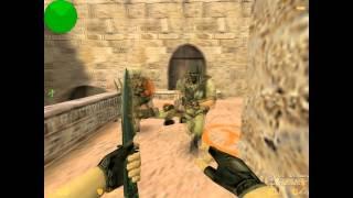 CS 1.6 | HOW TO 1v4 WITH KNIFE ON 100 HP