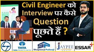 Fresher Civil Engineer Interview Questions 2022 | How to Crack Civil Engineer Interview