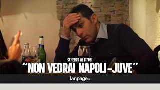 "Non puoi guardare Napoli-Juve" - CANDID CAMERA ai tifosi napoletani