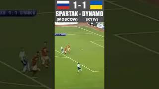 Динамо (Київ) знищує Спартак у Москві 4:1. 2008 #footballshorts #shorts #shortvideo #youtubeshorts