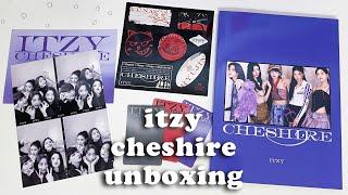 распаковка альбома ITZY - “Cheshire” (limited edition) ‍⬛  kpop album unboxing