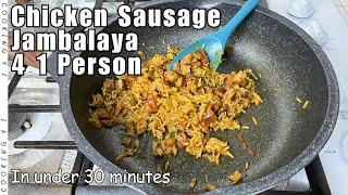 Chicken Sausage Jambalaya | For 1 Person