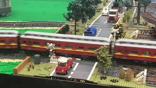 Working Lego Railway Crossing And Steam Train