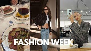 a REALISTIC fashion week vlog  my life as a model, events, shows