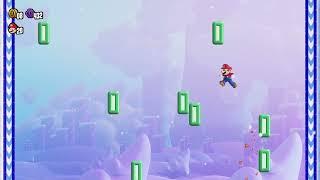 Super Mario Wonder - Wall Climb Jump II Fluff Puff Peaks World 2