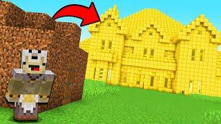 Maison Minecraft à 1 € vs 1,000,000 € !