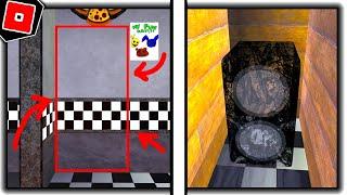 How to find SECRET SHADOW SPEAKER with HIDDEN MESSAGE in FREDBEAR'S MEGA ROLEPLAY - Roblox