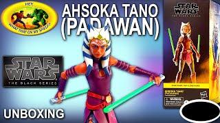 UNBOXING - Star Wars The Black Series - AHSOKA TANO (PADAWAN) - Hasbro #starwars  #unboxing