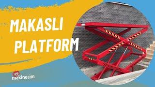 Makaslı Platform | İnşaat Makinaları | makinecim.com #shorts  #inşaat