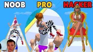 NOOB vs PRO vs HACKER in I Am The Queen (Wixot Studios) - Gameplay Android, iOS - Kids TV Channel