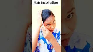 Simple and easy style on your natural hair
