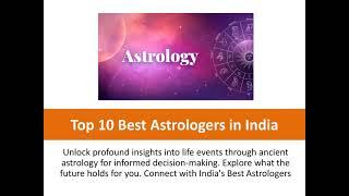 Top 10 Best Astrologers in India