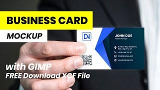 Business Card Mockup Tutorial with GIMP