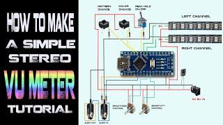 DIY MAKING STEREO VU METER