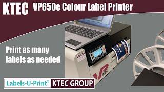 VIPColor VP650e - colour label printer - Labels-U-Print ® - KTEC GROUP UK