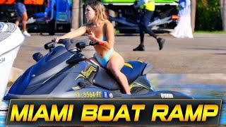 HUGE MESS at the Miami Boat Ramp | Boat Zone