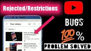 How to Fix Uploaded Video Rejects/Restrictions in Youtube by Desi ITech