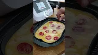 Omelette im Monsieur Cuisine (Smart) mit Silikon Auflaufform