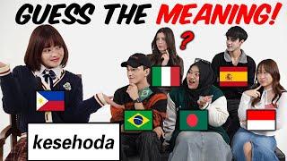 Can They Guess Filipino Words With Spanish Origins?? l Spain, Brazil, Italy, Indonesia, Malaysia