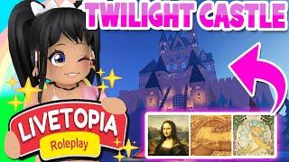 *ALL 3 PAINTING LOCATIONS* TWILIGHT CASTLE UPDATE in LIVETOPIA Roleplay (roblox)