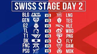 Worlds Highlights ALL GAMES Day 2 | Worlds Swiss Stage 2024