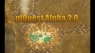 WoW Vanilla Addon 1.12.1/2 PfQuest Alpha 2.0 Tutorial Nostalrius/Elysium/Kronos/Crestfall