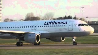 A320 CFM Lufthansa D-AIQR Take Off 09R at Hannover