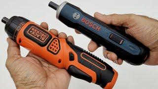 Black & Decker vs Bosch Cordless Screwdriver (Li-ion)