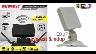 WİFİ USB ANTEN İNCELEMESİ EDUP VS EWEREST İ KARŞILAŞTIRDIK