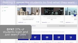 Modern, Mobile-Ready, Easy-to-Use Student Interface for Job-Seekers