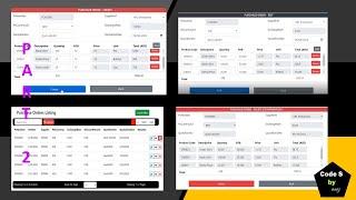 JavaScript Master Detail CRUD with Page Total Summary with Scrollable Fixed Header Grid