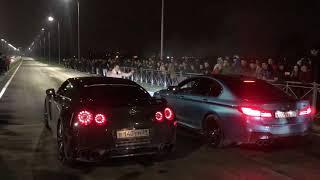 Nissan GT-R R35 VS BMW M5 f90 (stage 2)