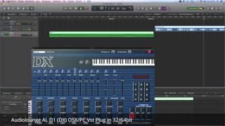 Audiolounge AL D1 AU /VST Plug-in Single Sounds Demo / Boogie Funk Demo (Oberheim DX )