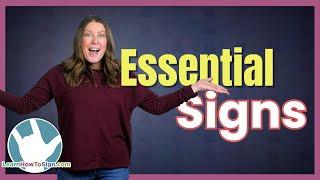 Learn 50+ Everyday ASL Signs for Basic Needs | Sign Language for Beginners