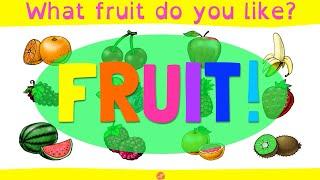 Learn 12 Fruits - What Fruit Do You Like? - Pattern Practice For Kids By ELF Learning