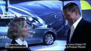 Lexus's advanced research car at the Consumer Electronics Show (CES) on Driving the Nation