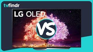 LG OLED B1 vs C1 - Lohnt sich der Aufpreis - 4K OLED TV Vergleich /// tvfindr.com