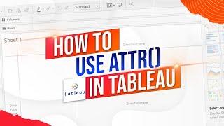 How to Use the ATTR Function in Tableau & Two Use Cases