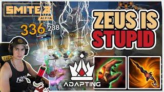 ATTACK SPEED ZEUS DAMAGE IS SO STUPID | SMITE 2 ZEUS ADC