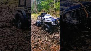 Slowmotion Nissan Patrol Y60 | Rock Crawler | 4x4 Offroad | 1/10 Scale RC | YIKONG 4107 | RC Crawler