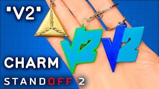 Как Сделать БРЕЛОК "V2" Standoff 2 своими руками. DIY Charm "V2" из дерева