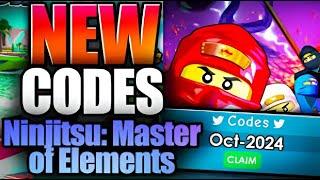 *NEW* ALL WORKING CODES FOR NINJITSU MASTER OF ELEMENTS! ROBLOX NINJITSU MASTER OF ELEMENTS CODES