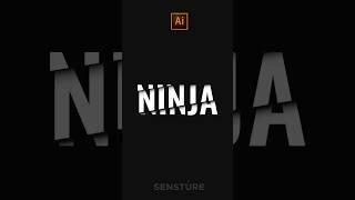 Create NINJA Slice Effect In Illustrator #design #graphicdesign #illustrator #slice #ninja #tutorial