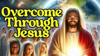 Overcome Through Jesus (Official Lyric Video) | Christian Song