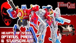 STEAMY & STICKY! | Timelines Hearts of Steel OPTIMUS PRIME & STARSCREAM: EmGo's Transformers Reviews